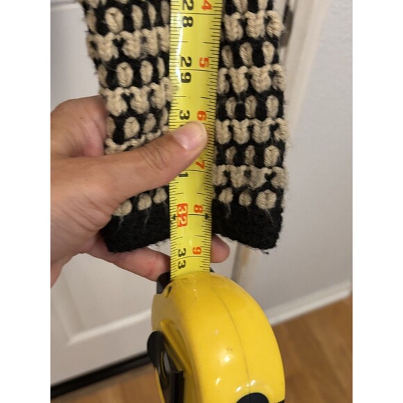 Free People women’s Vintage Brown XS Chunky Knit Wool Blend Button Sweater Coat - Picture 11 of 12